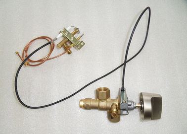 中国 圧電気の点火装置、SV32ガスこんろの制御弁が付いている真鍮のガスの安全弁 サプライヤー