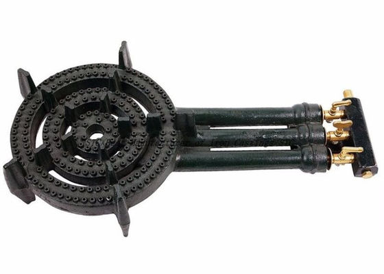 LPG/液化天然ガス3の管の鋳鉄のガス・バーナー3リング屋外バーベキューのキャンプ